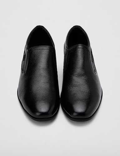 Lee Cooper Men's LC7145E Leather Formal Shoes_Black_40EU