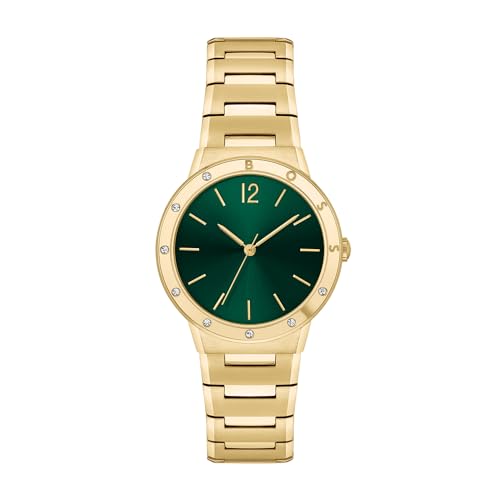 BOSS Hugo Stainless Steel Breath Analog Green Dial Women's Watch-1502649