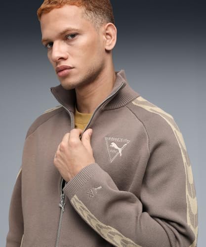 Puma | x Represent Men's Retro T7 Jacket | Pine Bark | M