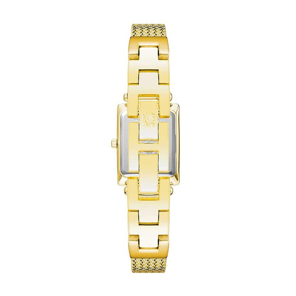 Anne Klein Analog Gold Dial Women's Watch-AK3882CHGB