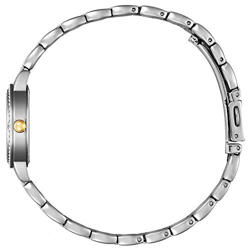 Citizen Women's Quartz Stainless Steel Strap, Multicolor, 12 Casual Watch (Model: EZ7016-50D)