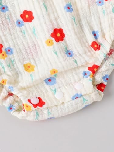 Hopscotch Floral Onesie with Headband (12-18 Months)
