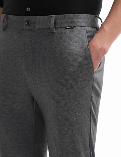 Super Slim Fit Textured Trousers