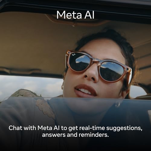 Ray-Ban | Meta Skyler (Gen 1) - Shiny Black, Transitions® Cerulean Blue Lenses