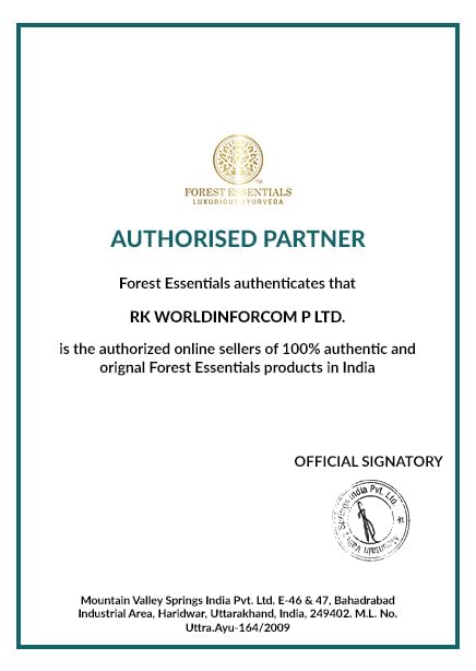 Forest Essentials Nayantara Clear Lash & Brow Growth Serum | Improves Lash & Brow Length & Boosts Hair Growth | Natural Formula Infused with Ayurvedic Nourishing Oils and Vitamin E