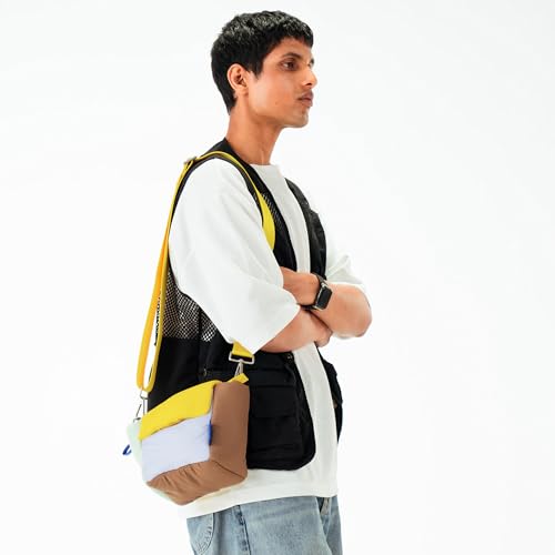 DailyObjects Colourblock Puft Bucket Sling Bag