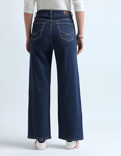 U.S. POLO ASSN. Women's Loose Jeans (UWAW24JEN149_Blue
