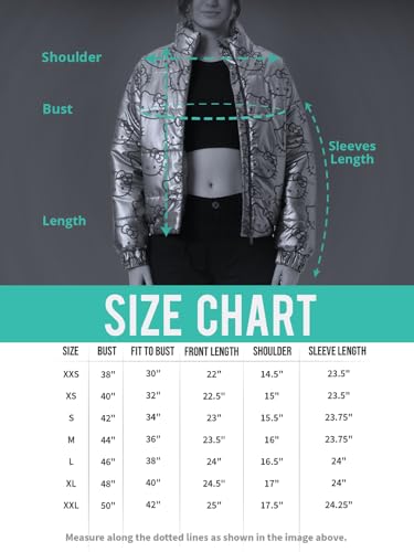 The Souled Store Hearts Women and Girls Full Sleeves Spread Collar Light Blue Chevron Quilted Polyester Oversized Fit Lightweight Casual Puffer Jacket