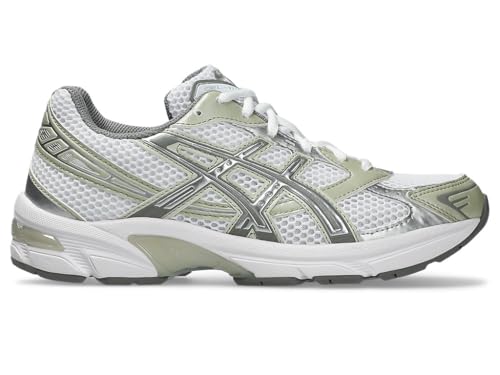 ASICS Womens GEL-1130 White/Dried Leaf Green Sneakers - 4 UK (1202A164.124)