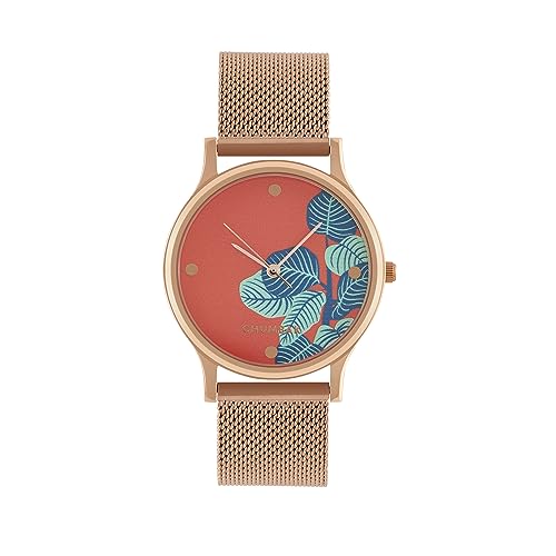 TEAL BY CHUMBAK Round Dial Analog Hand Watch for Women, Gifts for Women/Girls/Ladies, Stylish Fashion Watch for Casual/Work