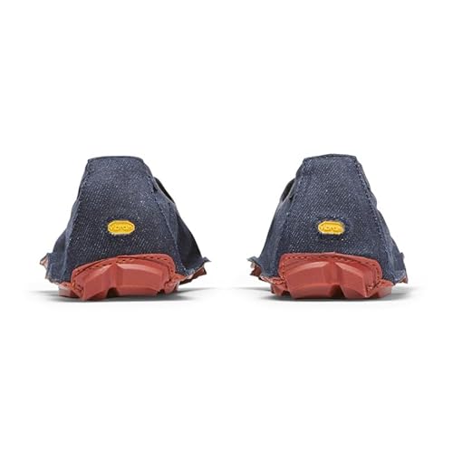 Vibram FiveFingers Women's One Quarter Shoes, Jeans Blue/Brick, 7-7.5