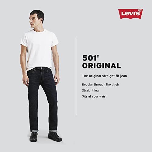 Levi's Men's 501 Original Fit-Jeans, Unleaded - Medium Indigo, 33Wx30L