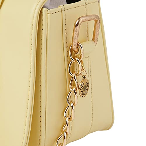 ACCESSHER stylish trendy Yellow Solid Sling Bags for girls and women