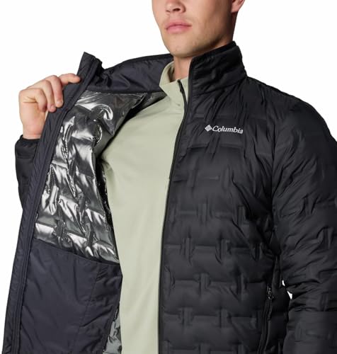 Columbia Mens Delta Ridge II Down Jacket, Black, M