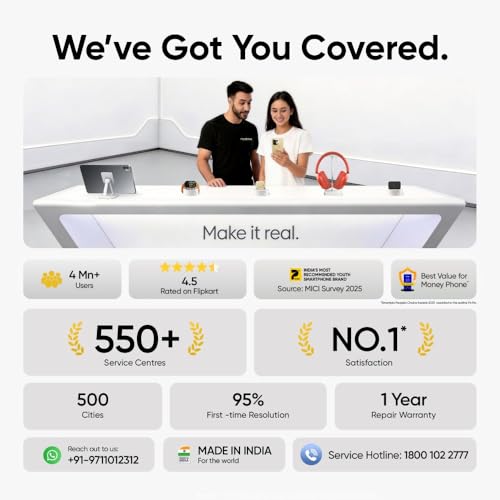 realme Buds T500 Pro TWS Earbuds with 12.4mm Drivers, Upto 50dB ANC,3D Spatial Audio, 56H Playtime, AI ENC, IP55 Rating, and 45ms Low Latency BT 6.1 (Chocolate)