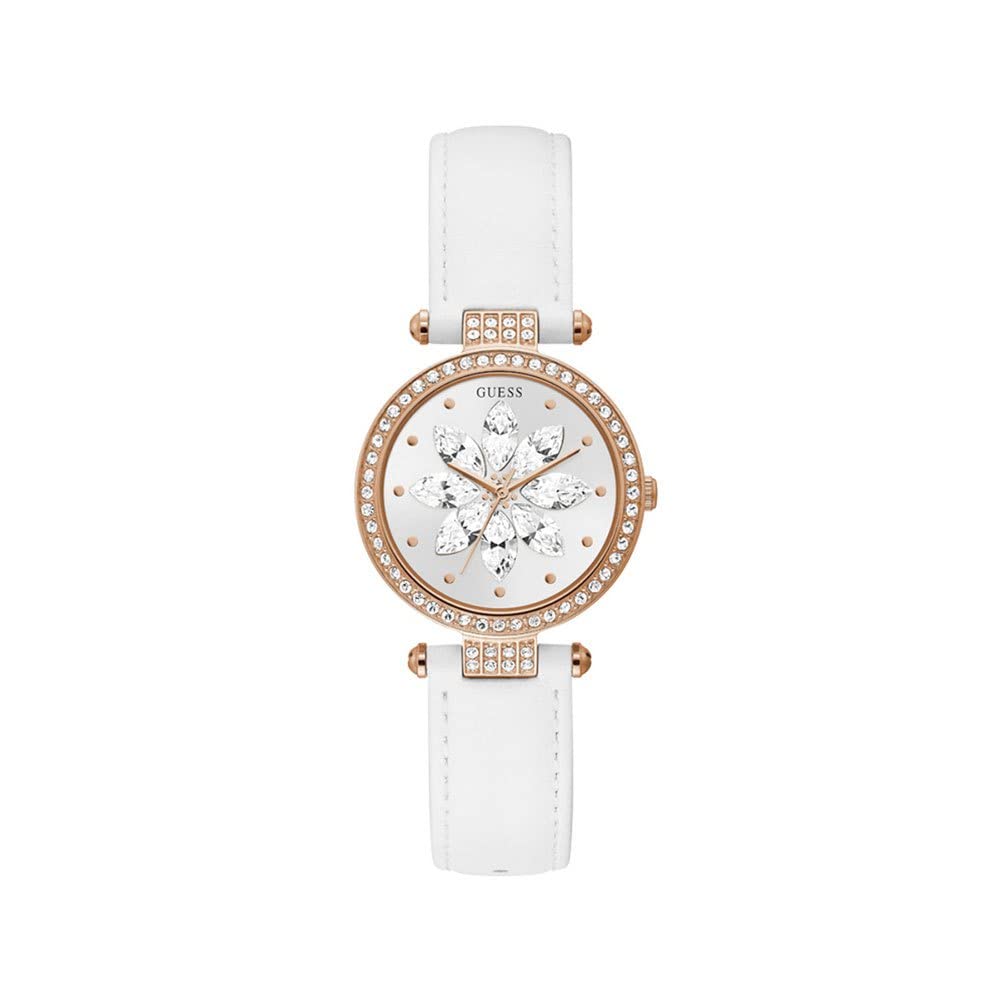 Guess Analog White Dial Women's Watch-GW0382L3