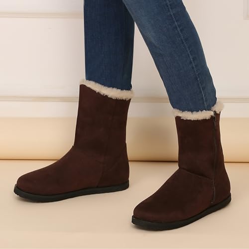 YOHO Slays Model 003 Uggs Boots for women | Packed with the comfort of premium inner fur lining | Stylish Casual Shoes|Comfortable Fit | Wine - UK 8