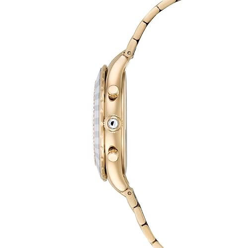 Swarovski Octea Chrono Watch, Swiss Made, Metal Bracelet, Gold Tone, Champagne Gold-Tone Finish