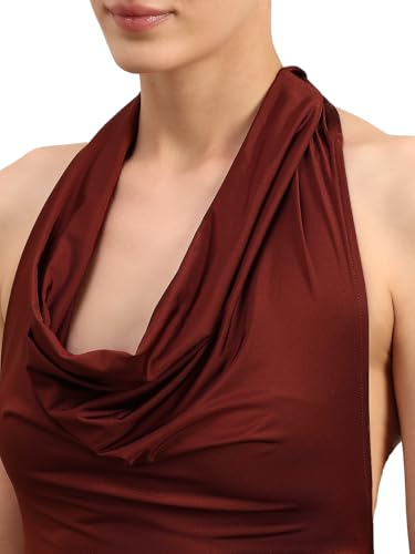 VERO MODA Womens Maxi Dress Brown