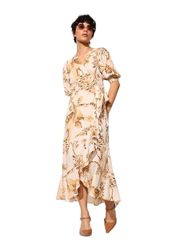 ONLY Women Wrap Multicolor Dress