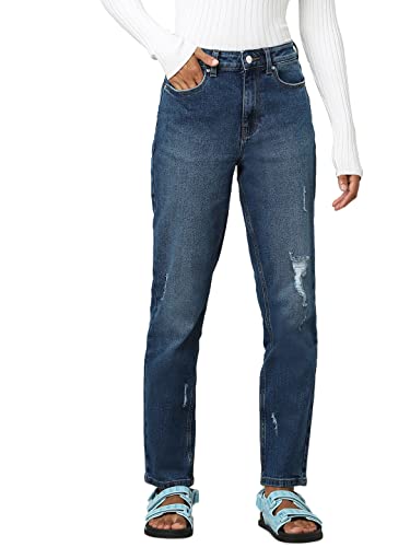 ONLY Straight Fit Jeans (15288749_Medium Blue Denim_26)