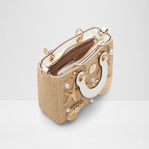 Aldo Women's SEASHELLMINIX Satchel Bag, Beige