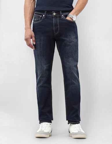 U.S. Polo Assn. Denim Co. Men's Brandon Slim Tapered Fit Blue Jeans (UDJEN1832_Blue_40)