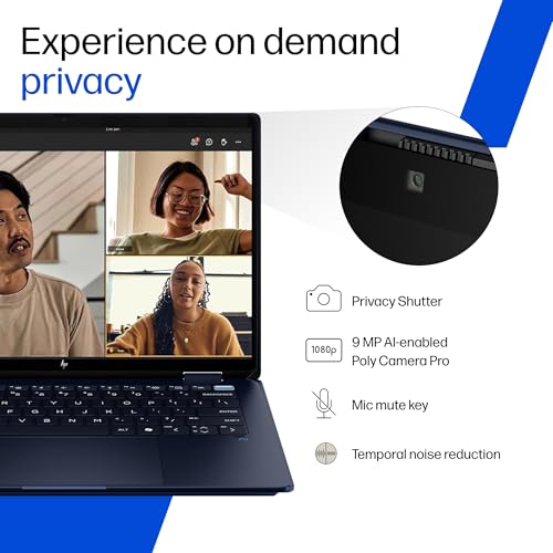 HP Omnibook Ultra Flip, Intel Core Ultra 9 288V (32GB LPDDR5x, 2TB SSD), 3K, OLED, 120 Hz, Micro -Edge, 14''/35.6cm, Win11, M365* Office24, Blue, 1.34kg, fh0369tu, 9MP IR AI Camera, Backlit Laptop