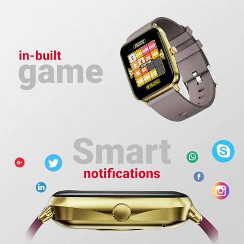 Fire-Boltt Ninja Call Pro Plus Bluetooth Calling Smart Watch, 1.83″ HD Display, AI Voice Assistant, 120+ Sports Modes, IP67 Waterproof, SpO2 & Heart Rate Monitor Smartwatch for Men & Women - Wine