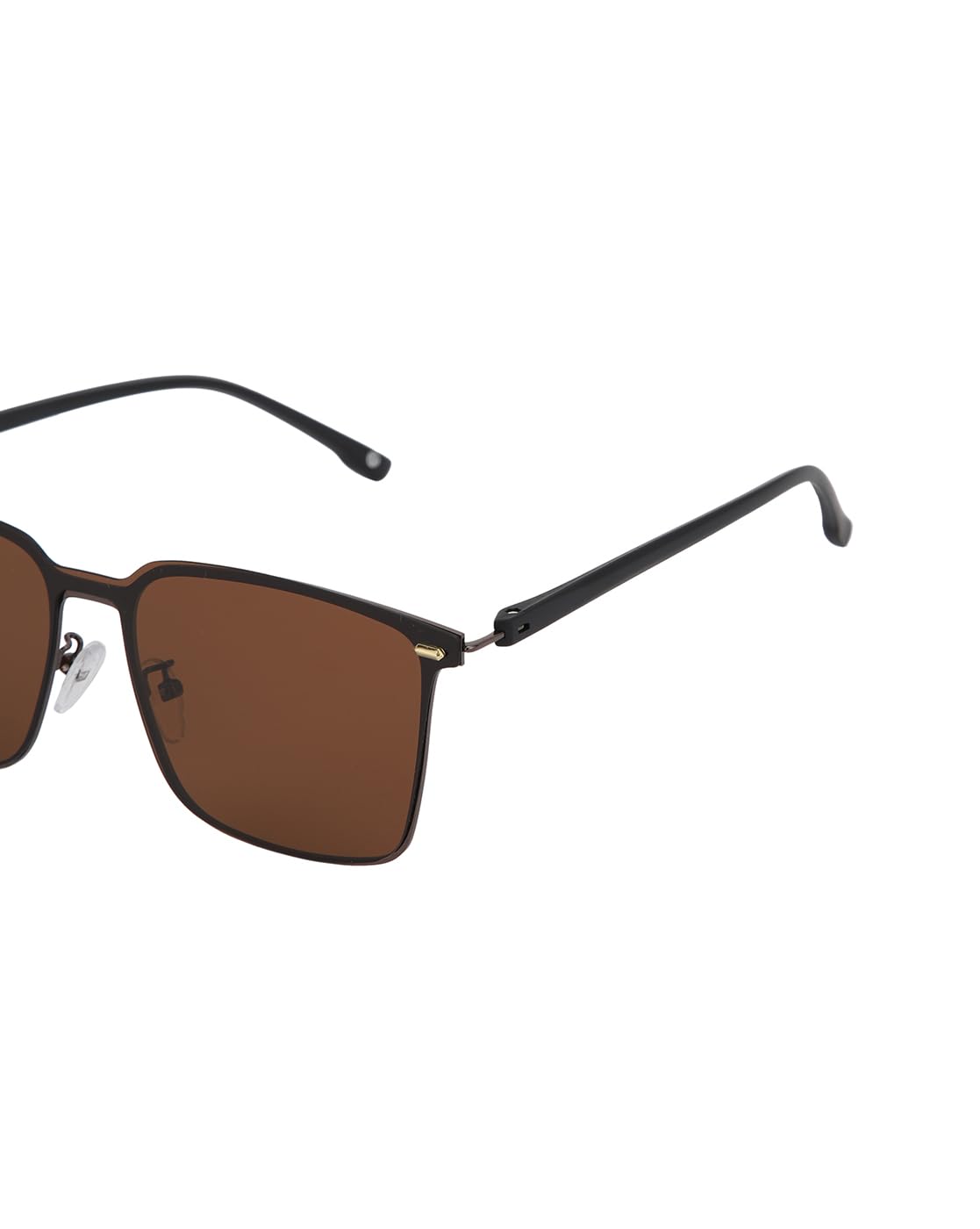 Carlton London Black Toned with Brown Polarised lens Sunglass for mens