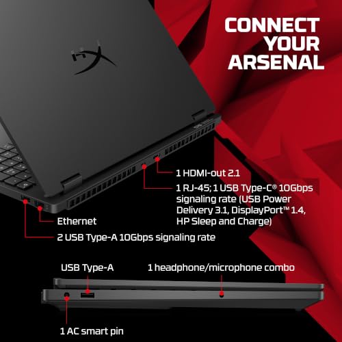 HP HyperX OMEN 15, Intel Core Ultra 9 275HX, 8GB-RTX 5070, 16GB DDR5, 1TB SSD, 2.5K(2560 x 1600),180Hz, 500 nits, 3ms, 15.3''/38.9cm, Win11, Office24, Black, 2.21kg, ga0251TX, RGB 4Zone Gaming Laptop