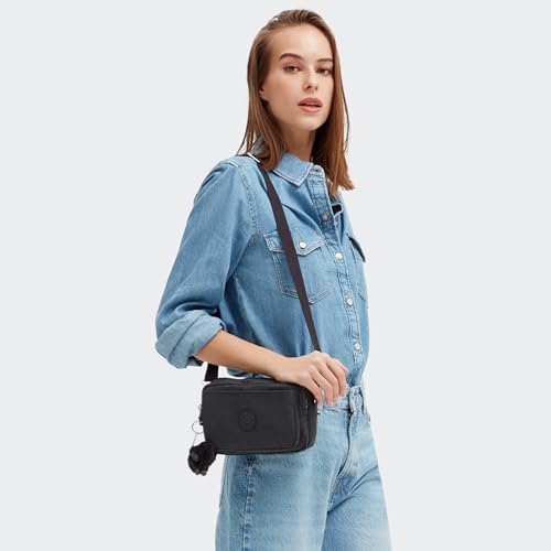 Kipling Women's Abanu Mini 2-in-1 Convertible Crossbody Bag, black noir, One Size