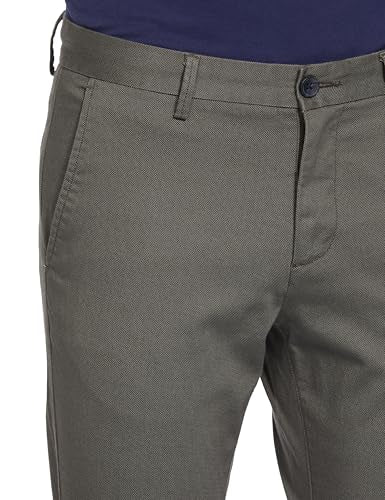 Arrow Men's Printed Slim Fit Acrylic Casual Trouser