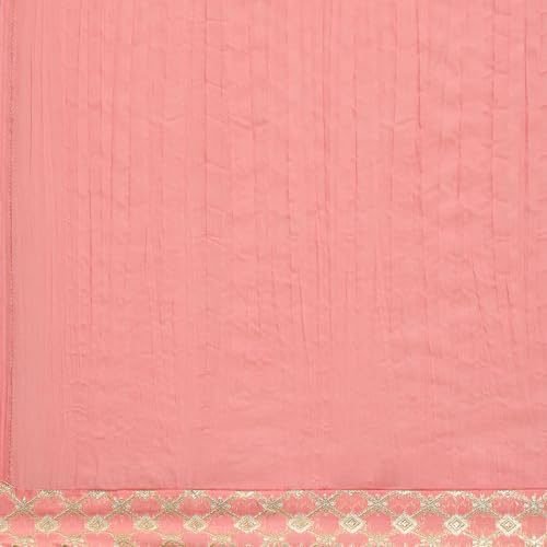 BIBA Women Cotton Embroidery Lehenga Set (SKD5876AW23BLUSHPNK_Pink_XL)