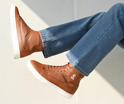 LOUIS STITCH Russet Tan Sneaker for Men | Comfortable Ankle Boot Sneaker | LSP-SNK-AVI007-TN | UK-11