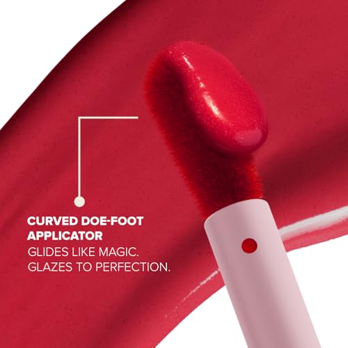 Character Two in One- Glaze & Gloss | Bold Color + High-Shine Lip Gloss | Lightweight, Smudge-Proof & Transfer-Resistant | Non-Sticky, Comfortable Wear | Travel-Friendly & Long-Lasting (CTO401, 4ml)