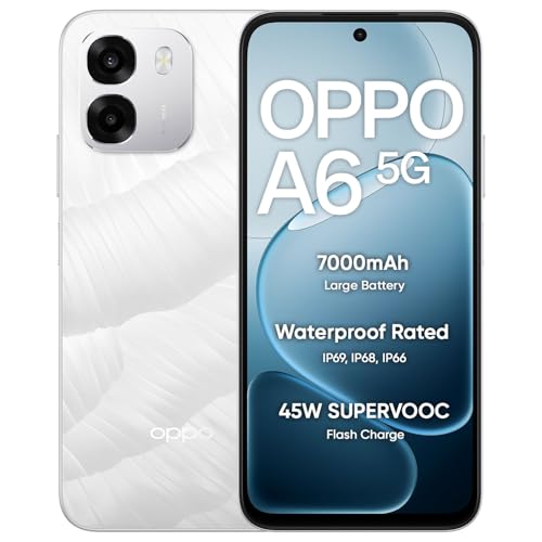 OPPO A6 5G Smartphone 6+128GB White