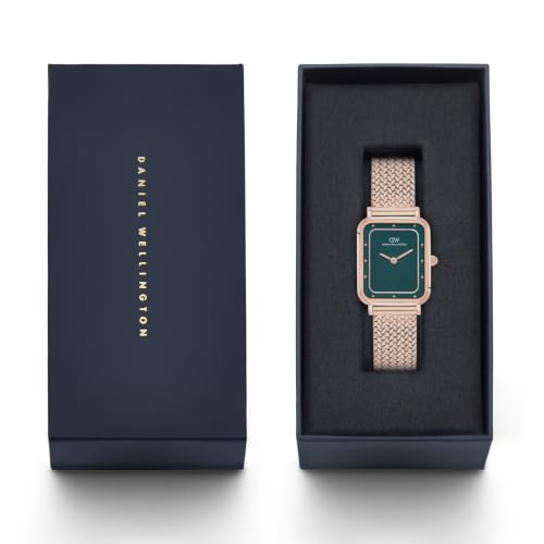 Daniel Wellington Square 24mm Green Dial Analog Women Watch - DW0DL2901