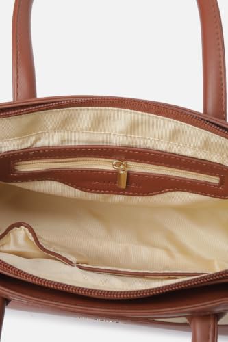 Women Brown Patterned Casual Sling Bag