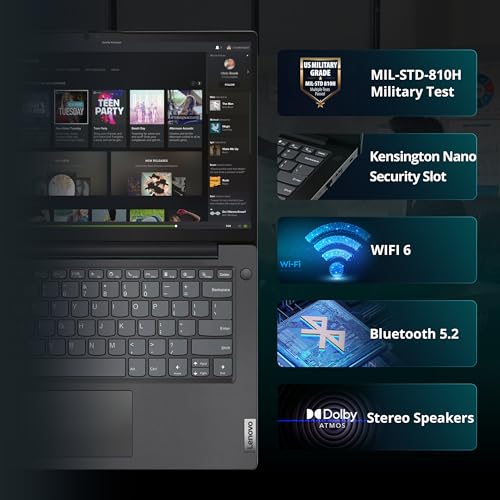 Lenovo V14 G4 14" FHD Business Laptop, Intel Core i7-13620H, 24GB DDR4, 1.5TB Storage (512GB SSD&1TB Docking Station Set), Intel UHD Graphics, 720p HD Camera, Wi-Fi 6, Win 11 Pro, Black