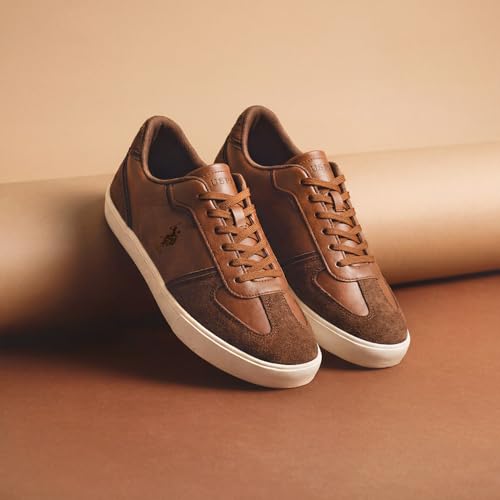 U.S. Polo Assn. USPA | Oberon | Stylish Casual Sneaker Shoes for Man tan