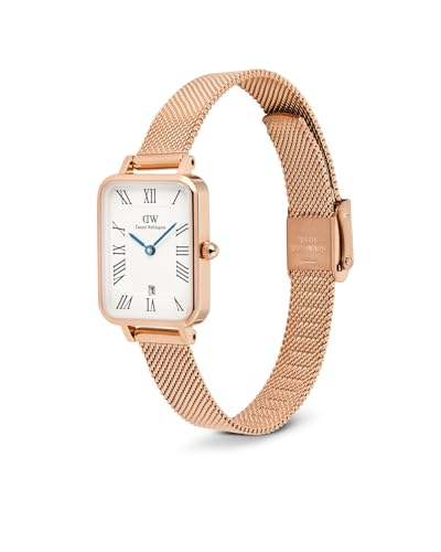 Daniel Wellington White Rectangle Dial Analogue Women's Watch - DW00100860K