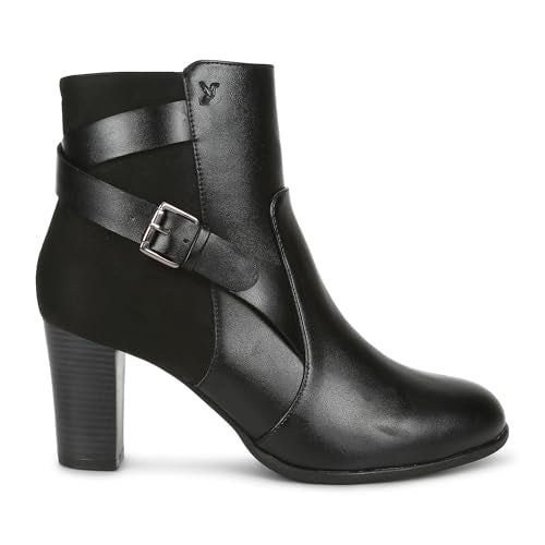 YOHO Women Comfortable Boots Collection | Extra Cushioned Foot Bed And Skin Friendly Ankle Boot With Heels | Trendy, Stylish, Casual Boots | Winter, Snow And Holiday Outings