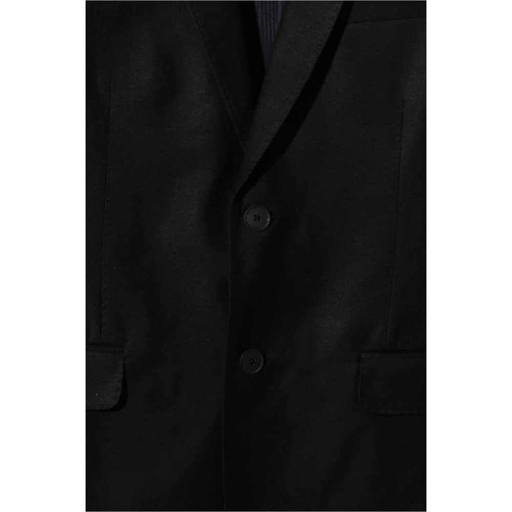 Van Heusen Men's Notch Lapel Slim fit Suit Jacket (VHSU1M76917_Black_46)