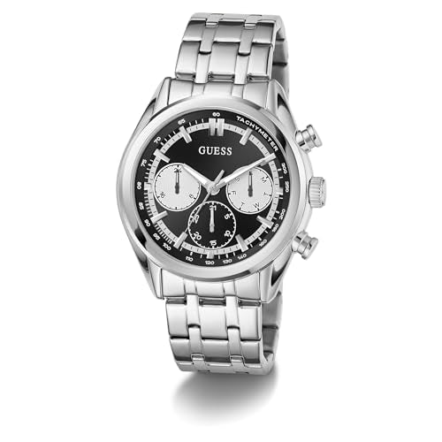 GUESS Dress 44 mm Black Dial Men Chrono Watch- GW0971G1