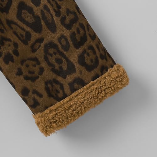 Hopscotch Girls Brown Full Sleeves Animal Fleece Jacket For Age (3-4 Years)