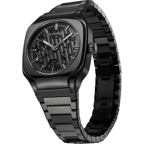 D1 Milano Soot Depth Square Bracelet 37 mm