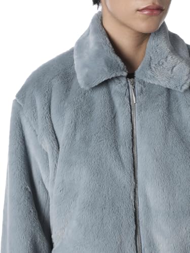 ONLY Women's Solid Loose Fit Blue Jacket