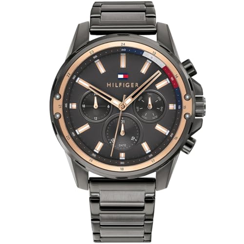 Tommy Hilfiger Mason Grey Steel Men's Multi-Function Watch 1791790