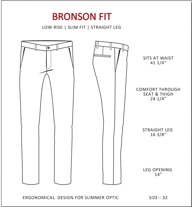 Arrow Sports Men's Mid Rise Solid Slim Fit Acrylic Casual Trouser Khaki, 32